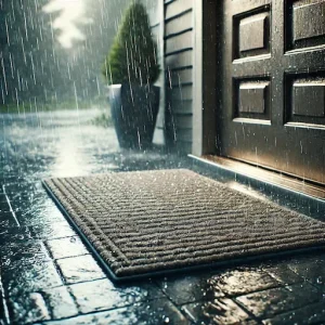 felpudo exterior lluvia